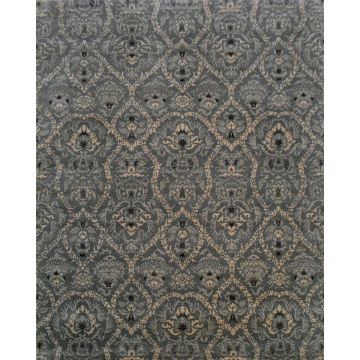 Rugsville Opera Silk & Wool Gray Rug (240 x 300 cm)