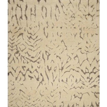 Rugsville Moroccan Marvel Ivory Soft Wool Rug (180 x 270 cm)