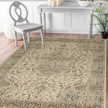 Rugsville Eren Gray Oriental Persian Rug (158 x 220 cm)