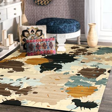 Rugsville Emree Multi Abstract Modern Rug (158 x 220 cm)