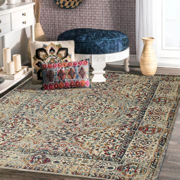 Rugsville Alanna Traditonal Multi Floral Persian Rug (150 x 210 cm)