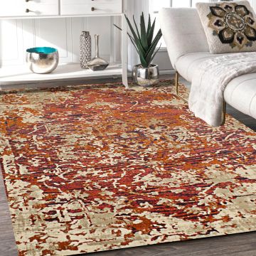Rugsville Marilyn Red Designer Persian Rug (150 x 240 cm)