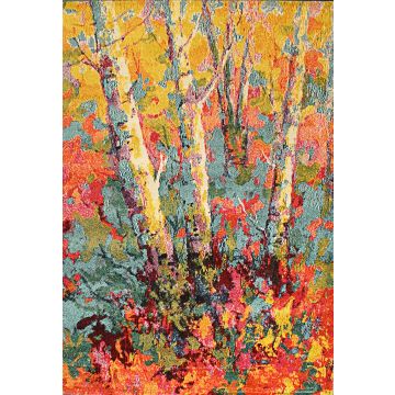 Rugsville Elov Multi Abstract Modern Rug (155 x 233 cm)