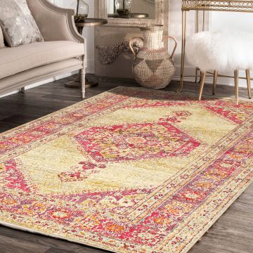 Rugsville Jocky Red Oriental Persian Rug (158 x 233 cm)