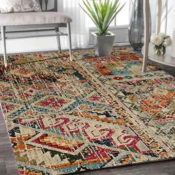 Rugsville Phoenix Bohemian Multi Tribal Rug (150 x 240 cm)