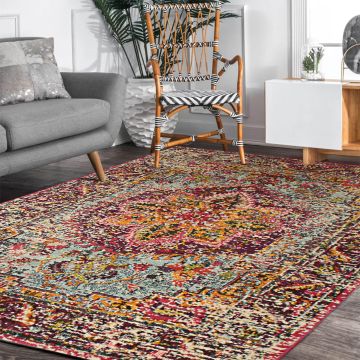 Rugsville Leia Oriental Red Persian Rug (150 x 240 cm)