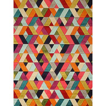 Rugsville Chanel Graphic Multi Modern Rug (150 x 210 cm)