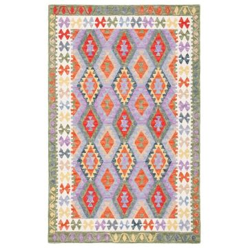 Tuscan Sage Bohemian Handmade Wool Rug