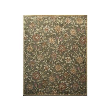 Rugsville Skylar Green Wool Rug (150 x 240 cm)