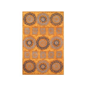 Shag Burgundy Hand made Rug (150 x 240 cm)