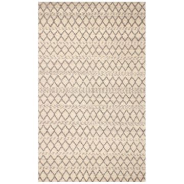 Rugsville Beni Ourain Moroccan Beige Wool Rug (150 x 240 cm)