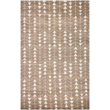 Rugsville Cedro Moroccan Beni Ourain Camel Rug (150 x 240 cm)