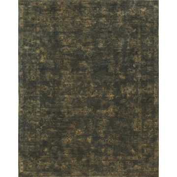 Rugsville Overdyed Dark Green Wool Rug (240 x 300 cm)