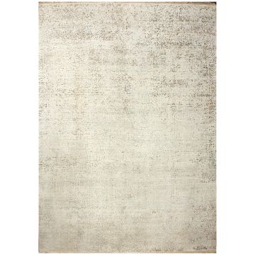 Rugsville Oxydye Gray Wool Silk Rug (270 x 360 cm)