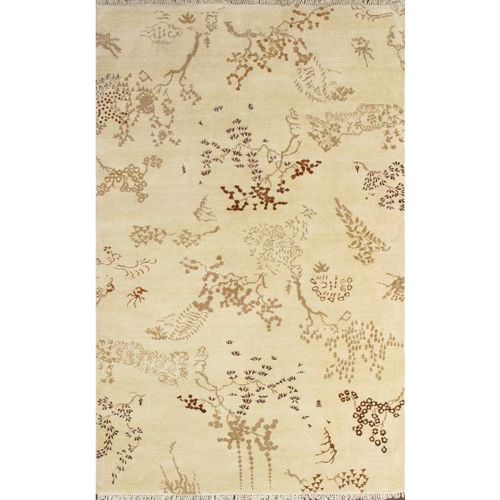 Rugsville Royal Opera Beige Gold Rug (150 x 240 cm)